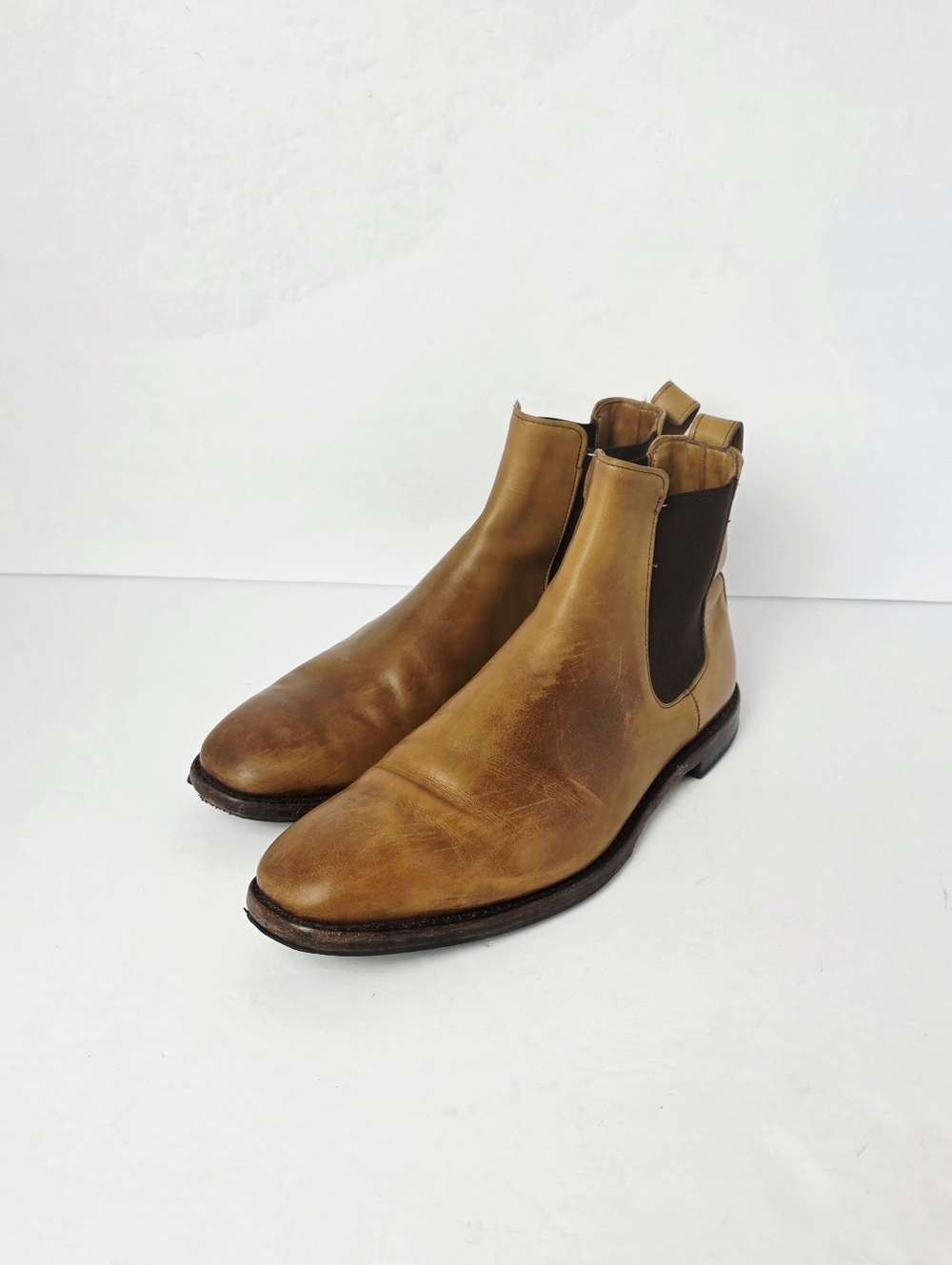 Allen Edmonds Liverpool Chelsea Boots Mens Walnut Size 12